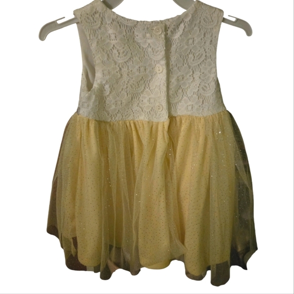 Nannette Baby 12 Month Yellow/White Dress - Picture 2 of 4